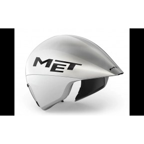 Аерошолом  Met  Wide Body II White Metallic Glossy Фото №1